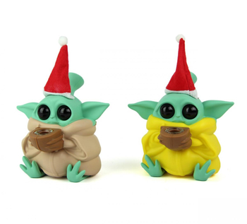 Бонг Santa Yoda - Бренд Star Wars - Магазин вапорайзеров, бонгов и лучших аксессуаров для курения  rastastore.ru